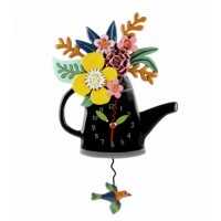 Blossom Clock ( Black)