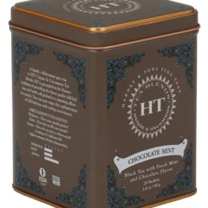 Choc Mint Tea HT Tin of 20 Silk Sachets
