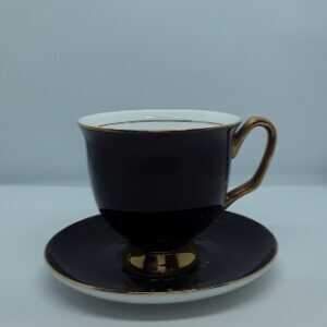 Breaky Cup & Saucer Black