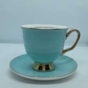 Breaky Cup & Saucer Pale Blue