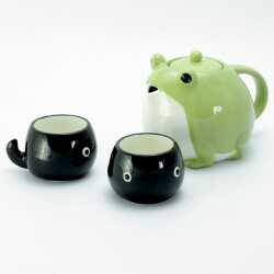 Cute Frog & Tadpole Tea Set