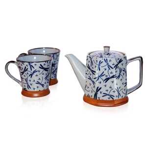 2 Cup Dragonfly Tea Set
