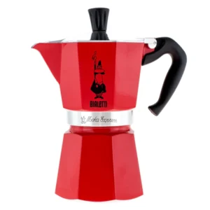 Bialetti Moka Exclusive 6 Cup Red