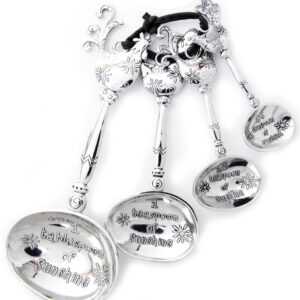 Metal Measuring Spoons Set of 4 Chickens full of Sunshine