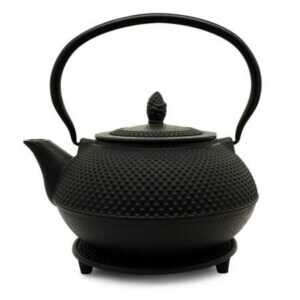 Kaito Black 1200ml Cast Iron Teapot