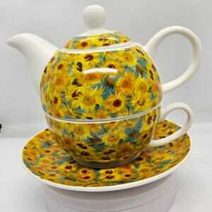 Famous Van Gogh Sunflower Tea For One