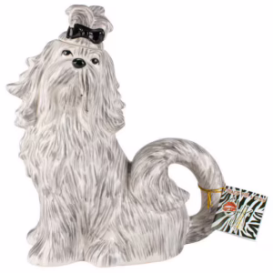 Shih Tzu Black & White Teapot