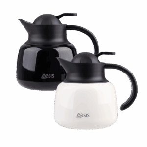 Oasis Stainless Steel Double Wall Insulated Teapot with Strainer 750ml