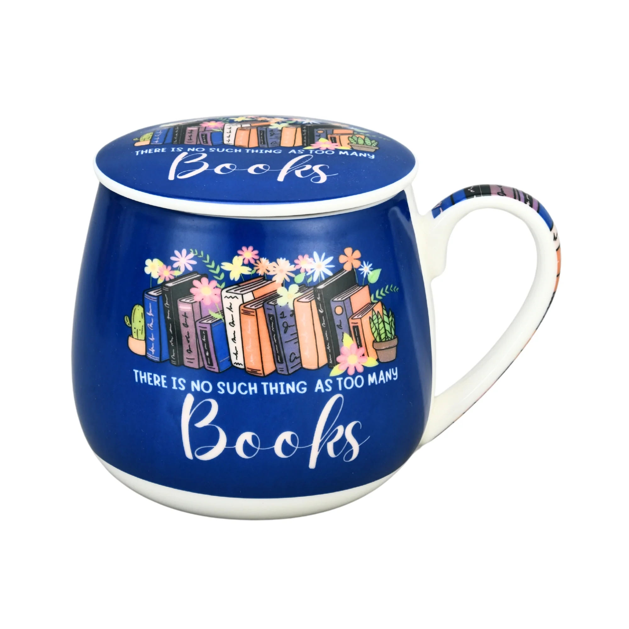 3 Piece Book Tea Infuser Mug