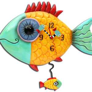 Wide-Eyed Fishy Clock
