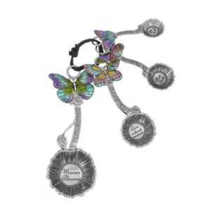 Measuring Spoons Colourful Butterflies set of 4